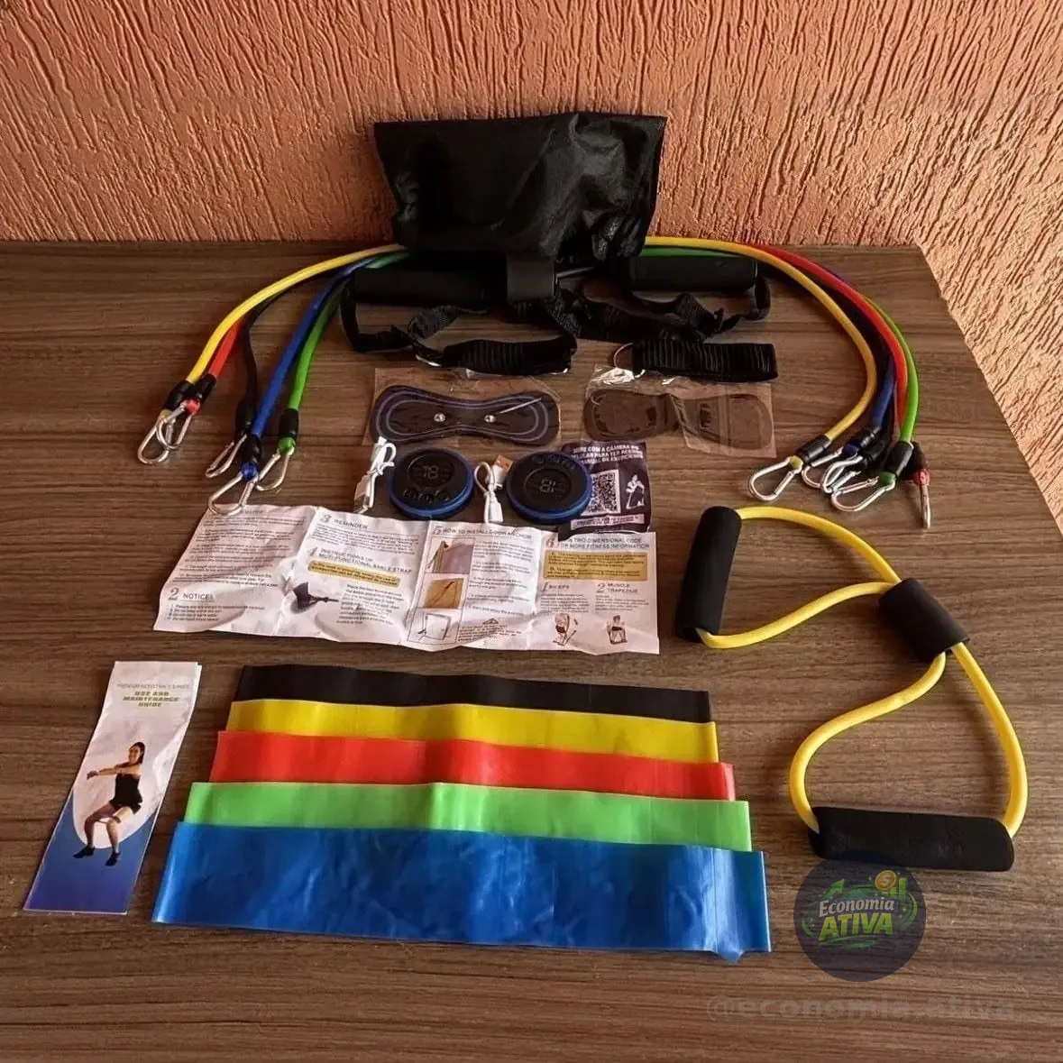 Kit 20 Itens Esportivos Para Treino Em Casa