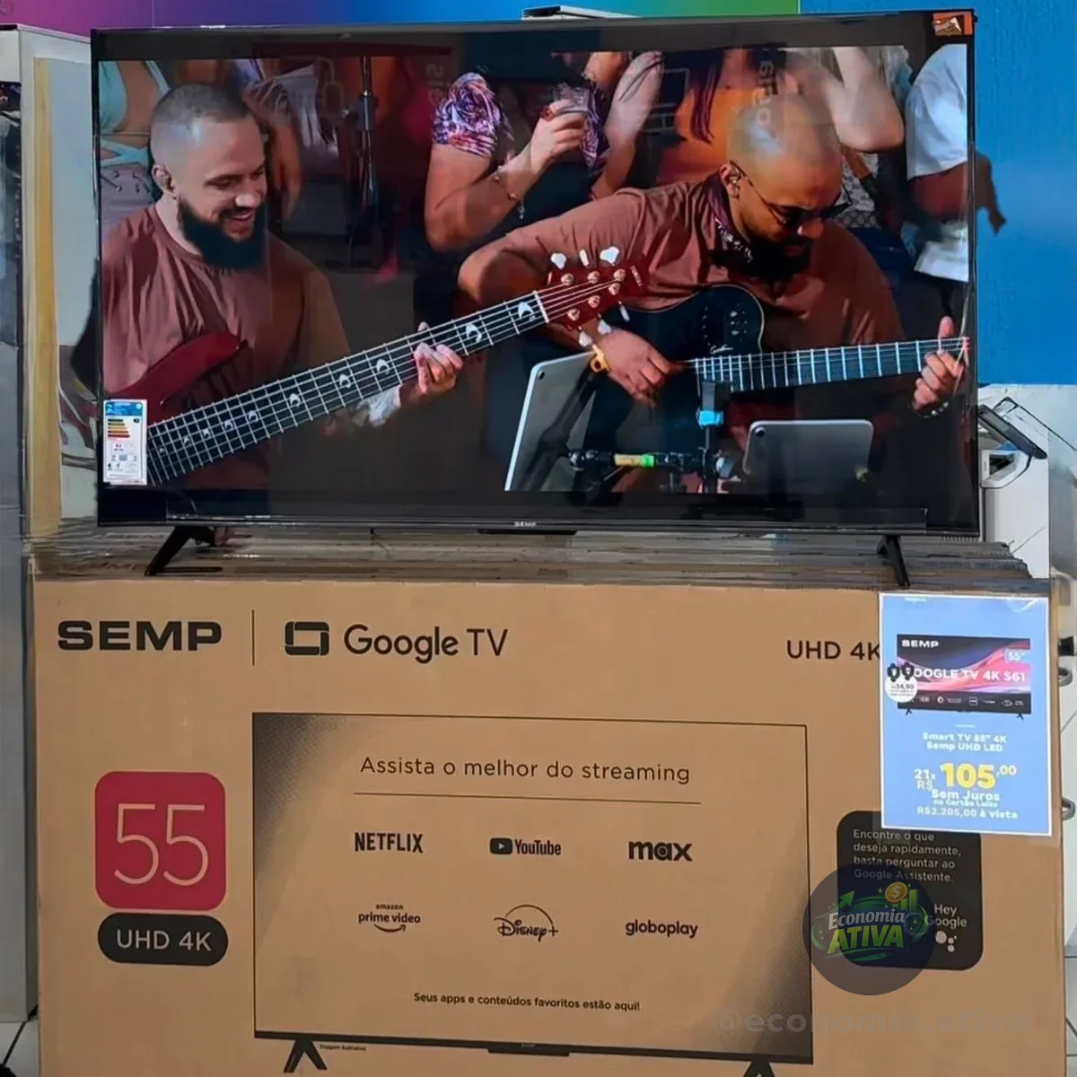 Smart Tv Semp 55 Led Hva 4k Hdr10+ 55s62