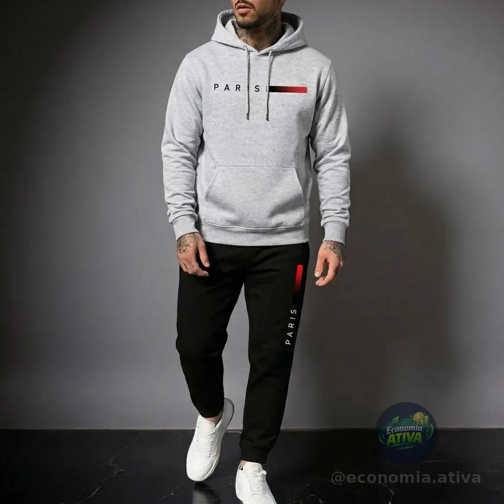 Conjunto Moletom Unissex Paris