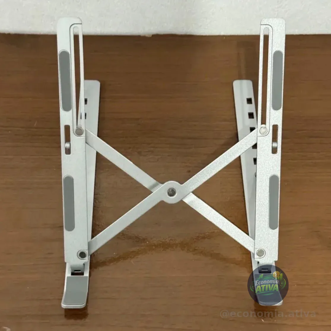 Base Suporte Para Pc Notebook Alumínio Portátil Articulado Dobrável
