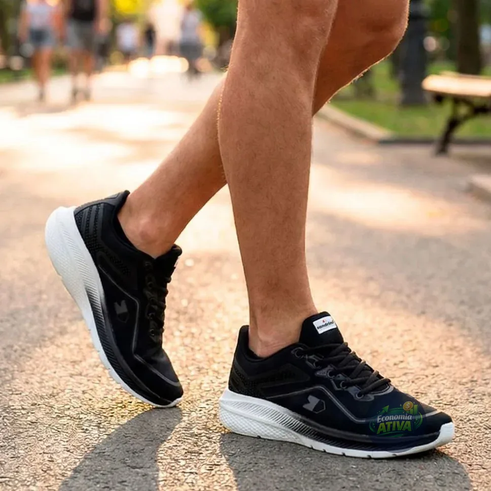 Tênis Sandrini Aero Run Academia Caminhada Treino