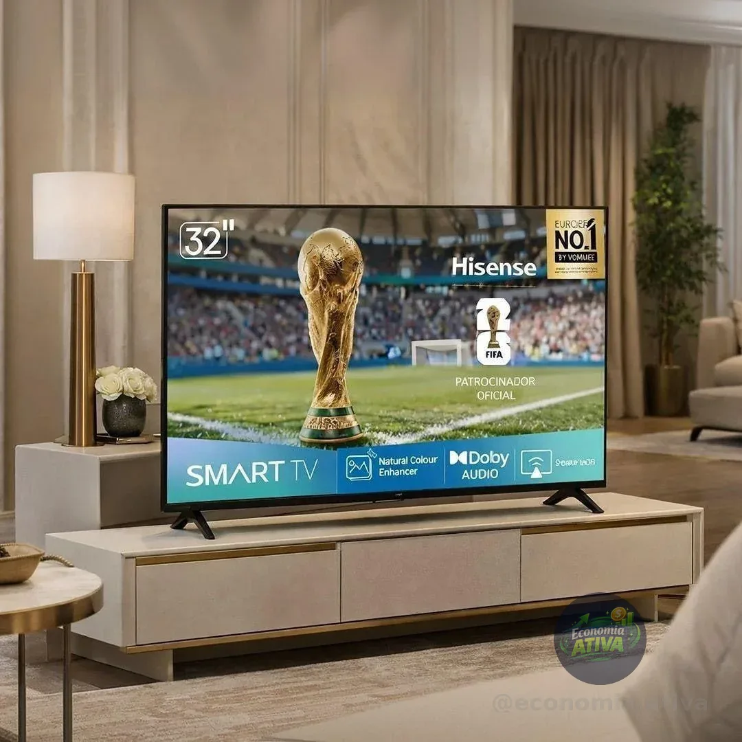 Hisense Smart TV HD 32" Polegadas 32A4NV com HDR10