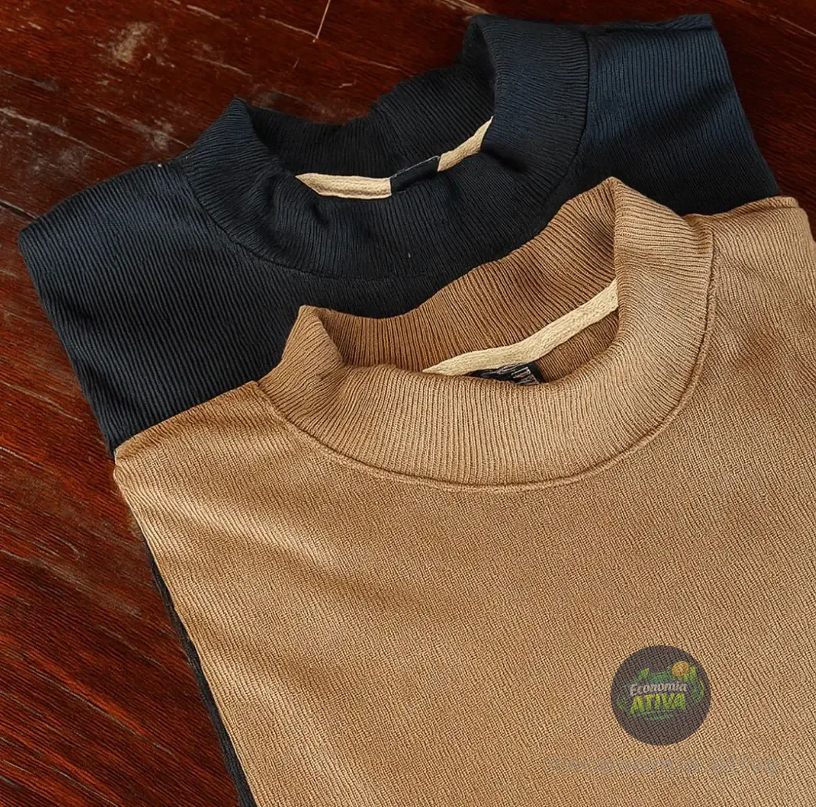 Kit 2 Camisetas Oversized Masculina Texturizado Premium