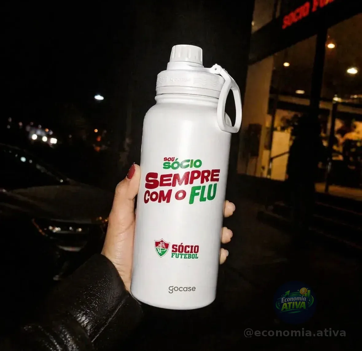 Outlet Garrafa Térmica Fresh Gocase 950ml Fluminense