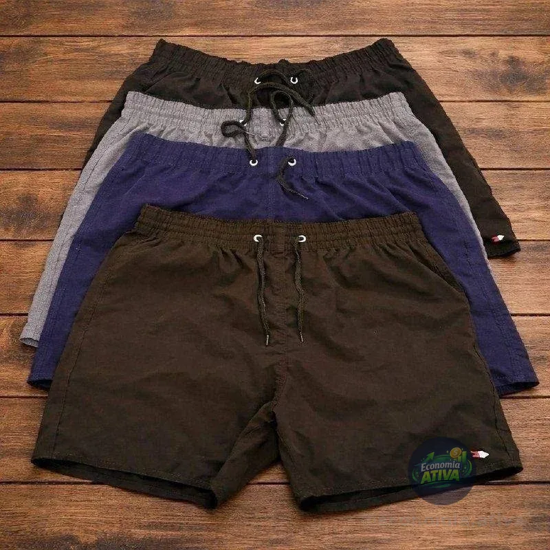 Kit 4 Bermuda Shorts Tactel Sandrini