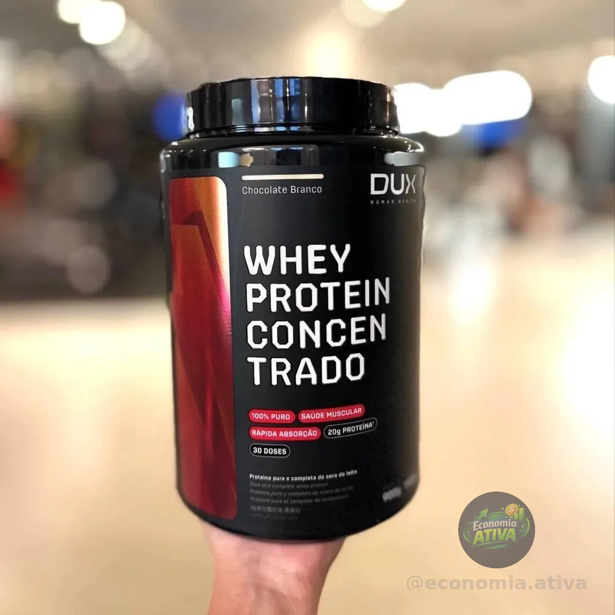 Whey Protein Concentrado Pote (900g)
