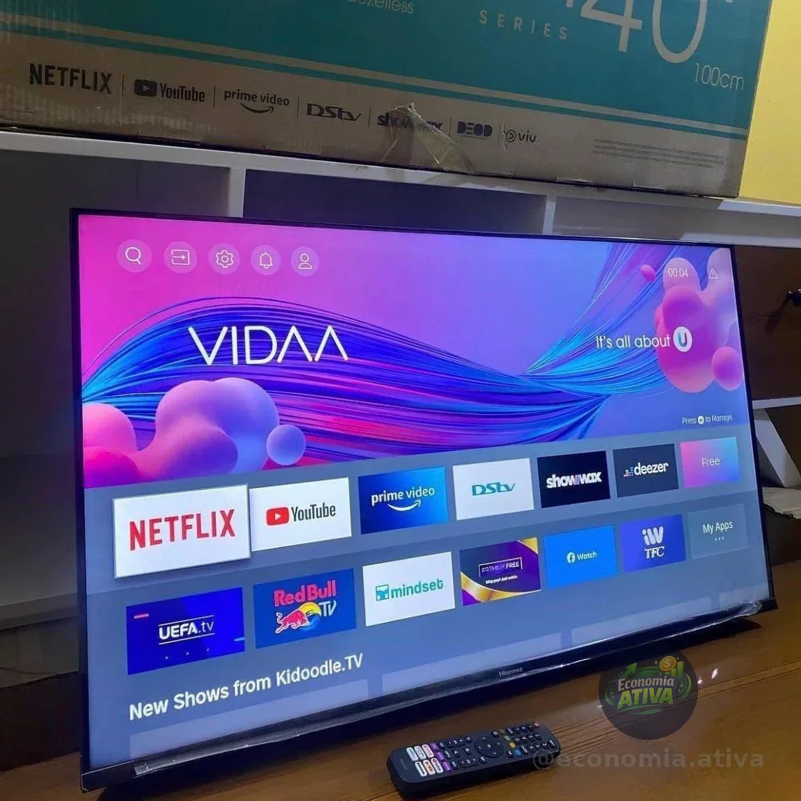 Smart Tv 40 Hisense 40a4nv Full Hd Dled Dts Virtualx Vidaa