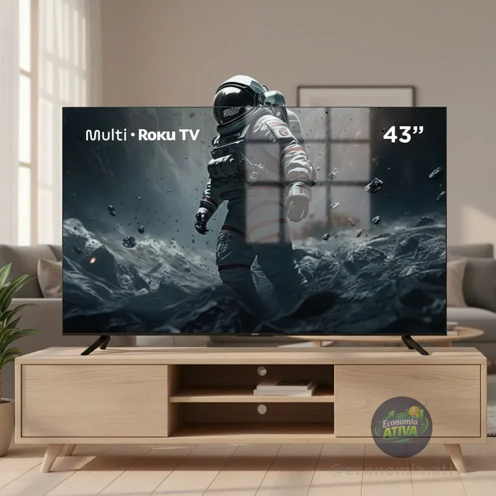 Multi Roku TV 43" Smart DLED FHD Wi-fi 3 HDMI