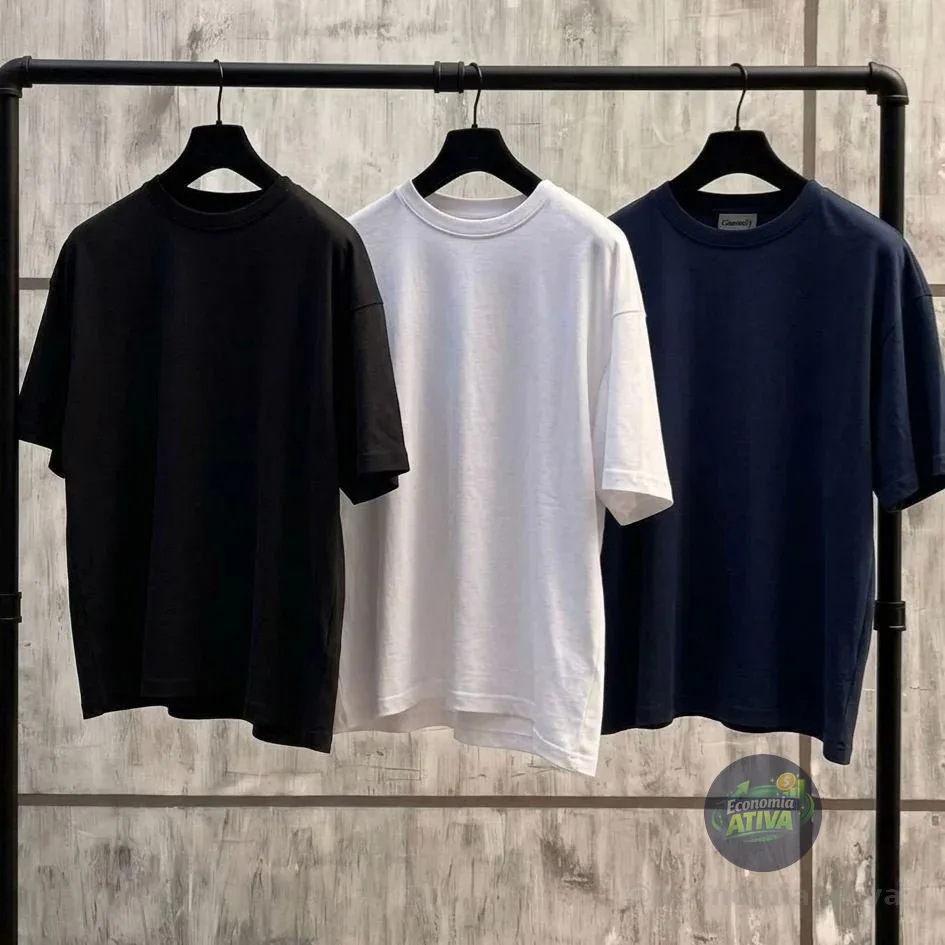Kit 3 Camisa Oversized Masculino