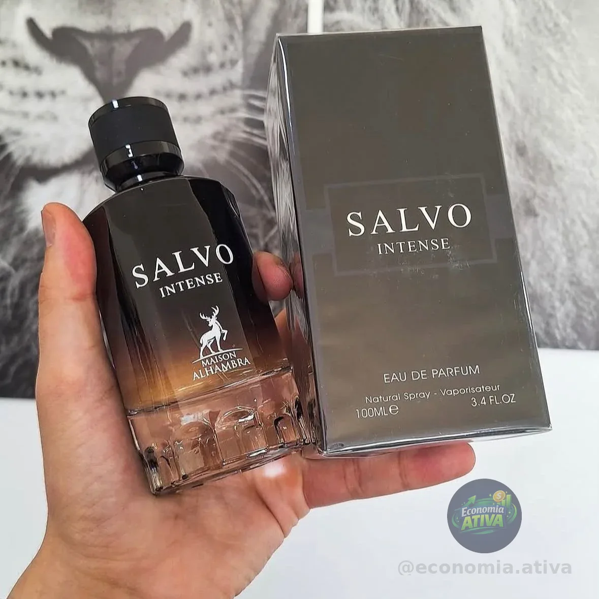 Perfume Masculino Arabe Salvo Intense 100ml Original