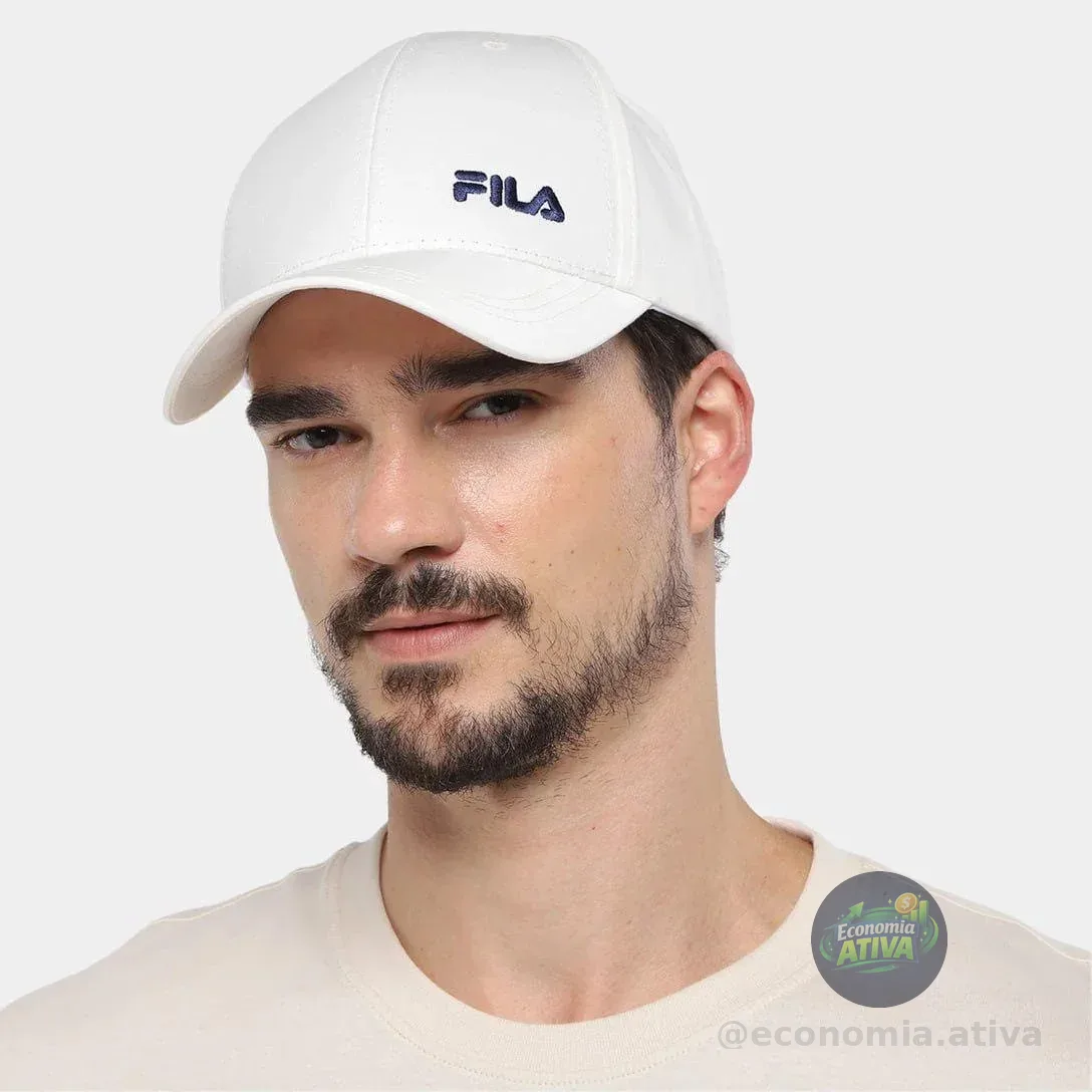 Boné Aba Curva Fila Prime Snapback