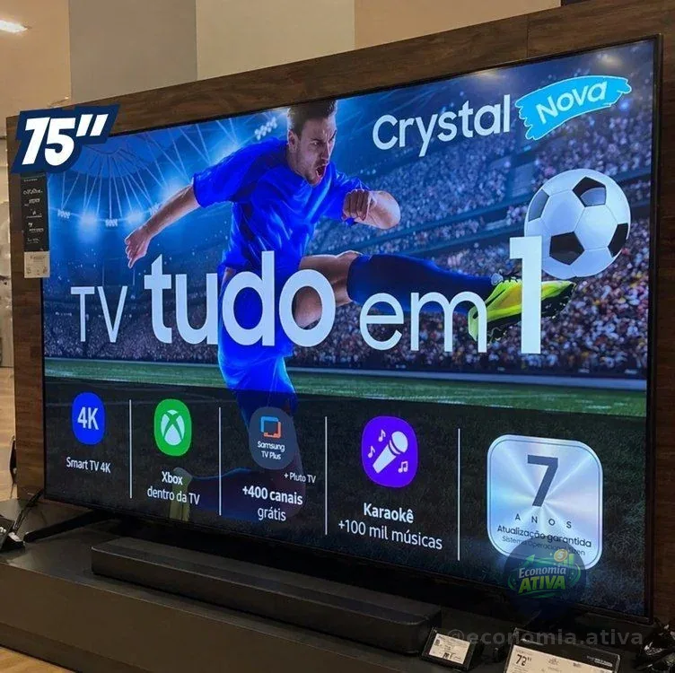 Smart Tv 75 Samsung Crystal Processor 4k