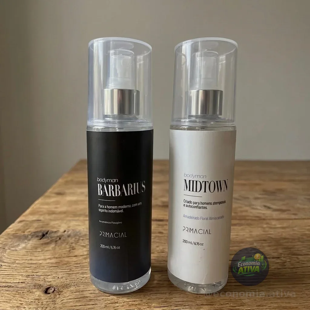 Kit Body Splash Barbarius e Midtown 200ml Primacial
