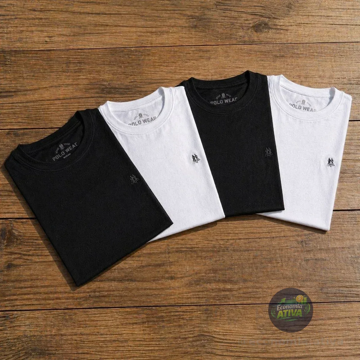 Kit 4 Camisetas Masculinas Polo Wear