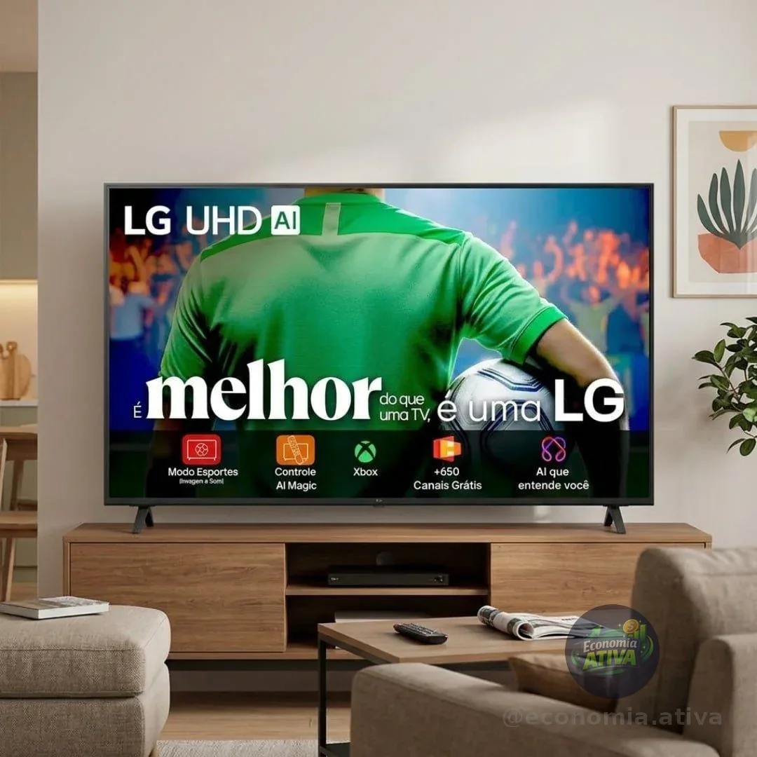Smart TV LG UHD AI UA85 86 polegadas HDR10 Pro