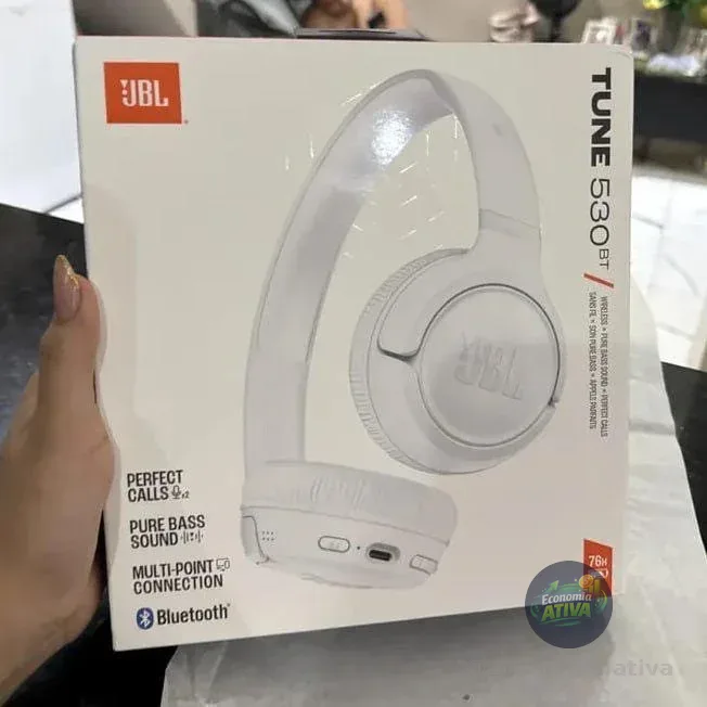 JBL, Fone de Ouvido Bluetooth, Tune 530 BT,