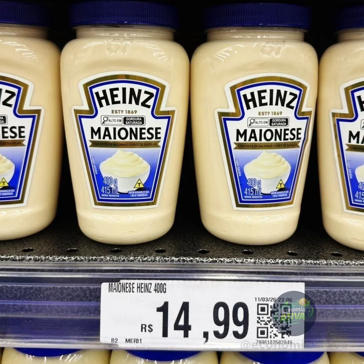 Heinz Maionese Tradicional 400G