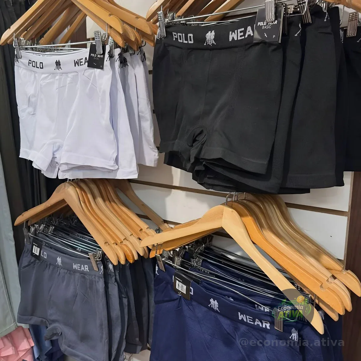 Kit 10 Cuecas Boxer Polo Wear