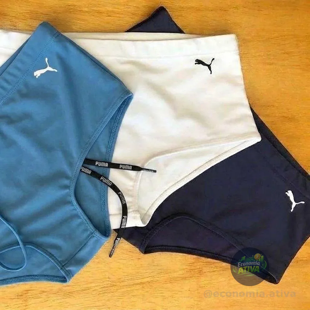 Sunga Lateral Alta Adulto Masculino Uv+50 Puma