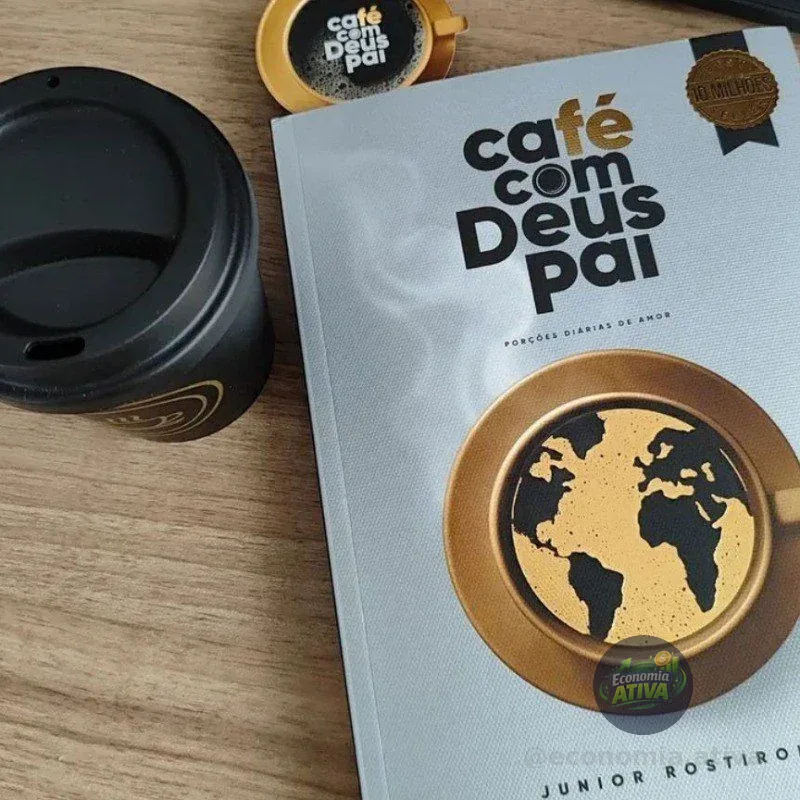 Devocional Café Com Deus Pai 2026 Capa Brochura + 2 Copos