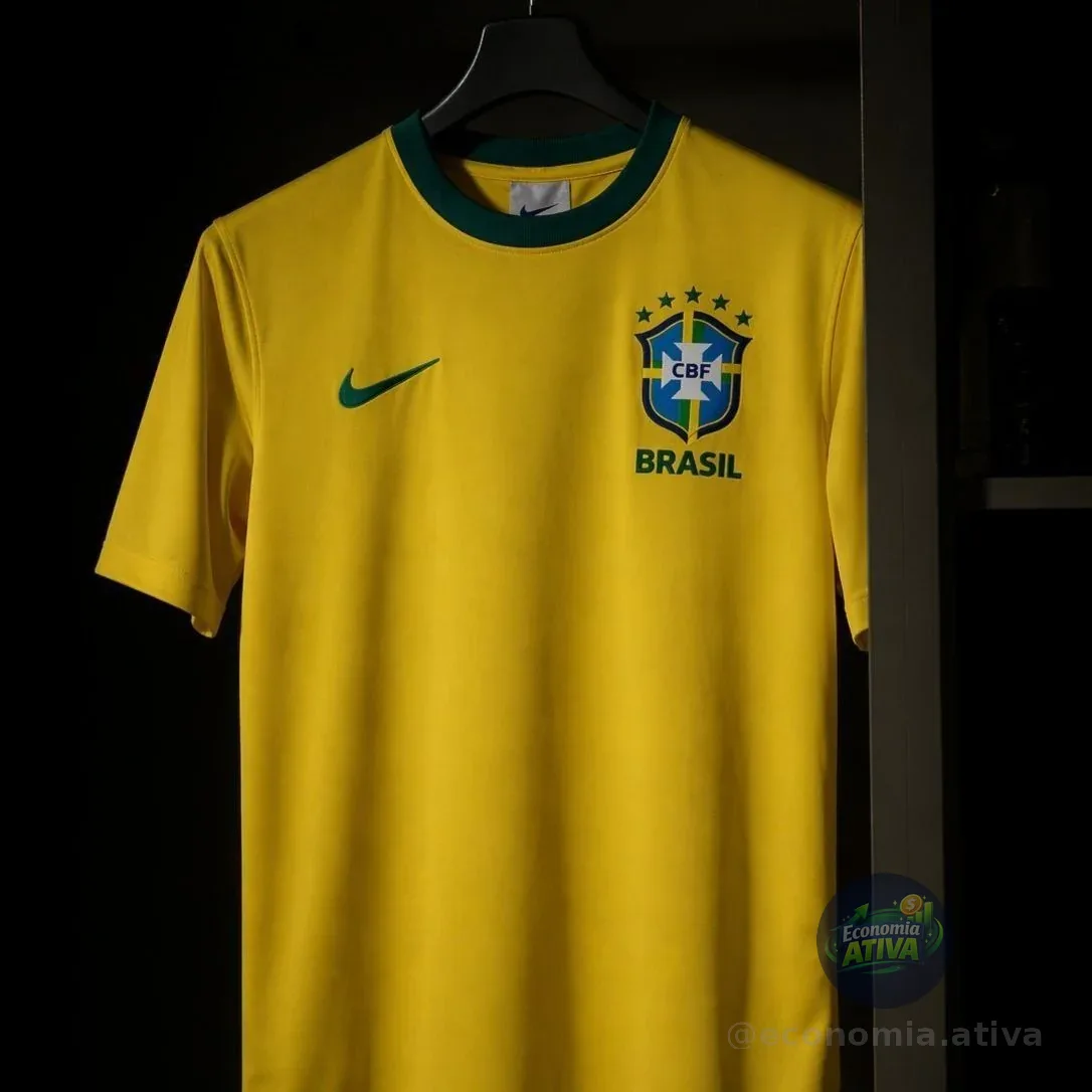 Camisa Brasil Nike I 2026/27 Fã Masculina