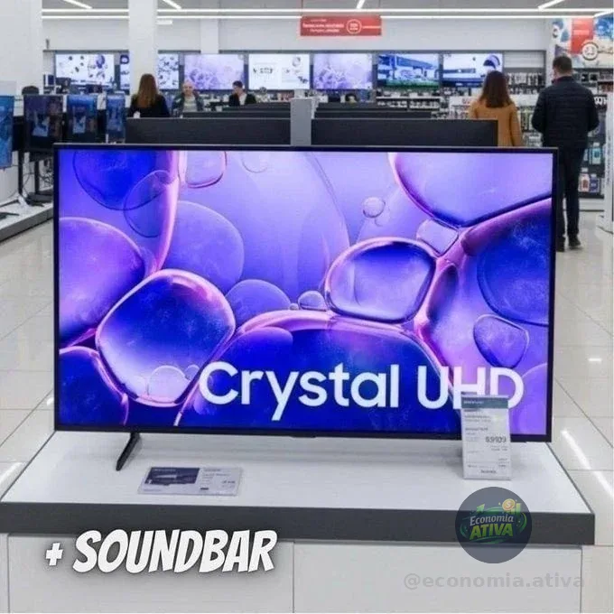 Samsung Smart TV 50” Crystal UHD 4K U8100F 2025 + Soundbar