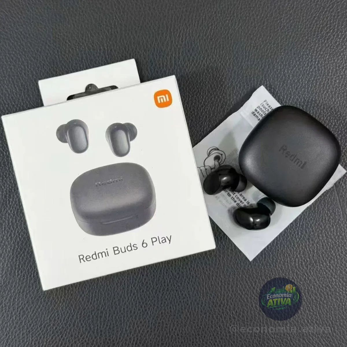 Fone De Ouvido Sem Fio Xiaomi Redmi Buds 6 Play Bluetooth5.4 Preto