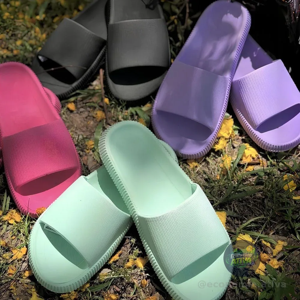 Chinelo Slide Nuvem Confort Anatômico (4 cores)