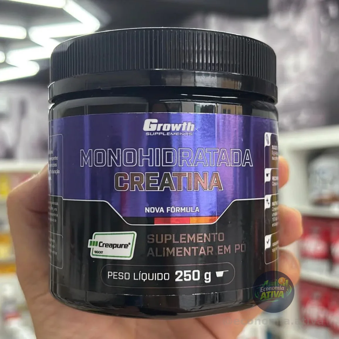 Creatina Creapure 250g Growth Supplements