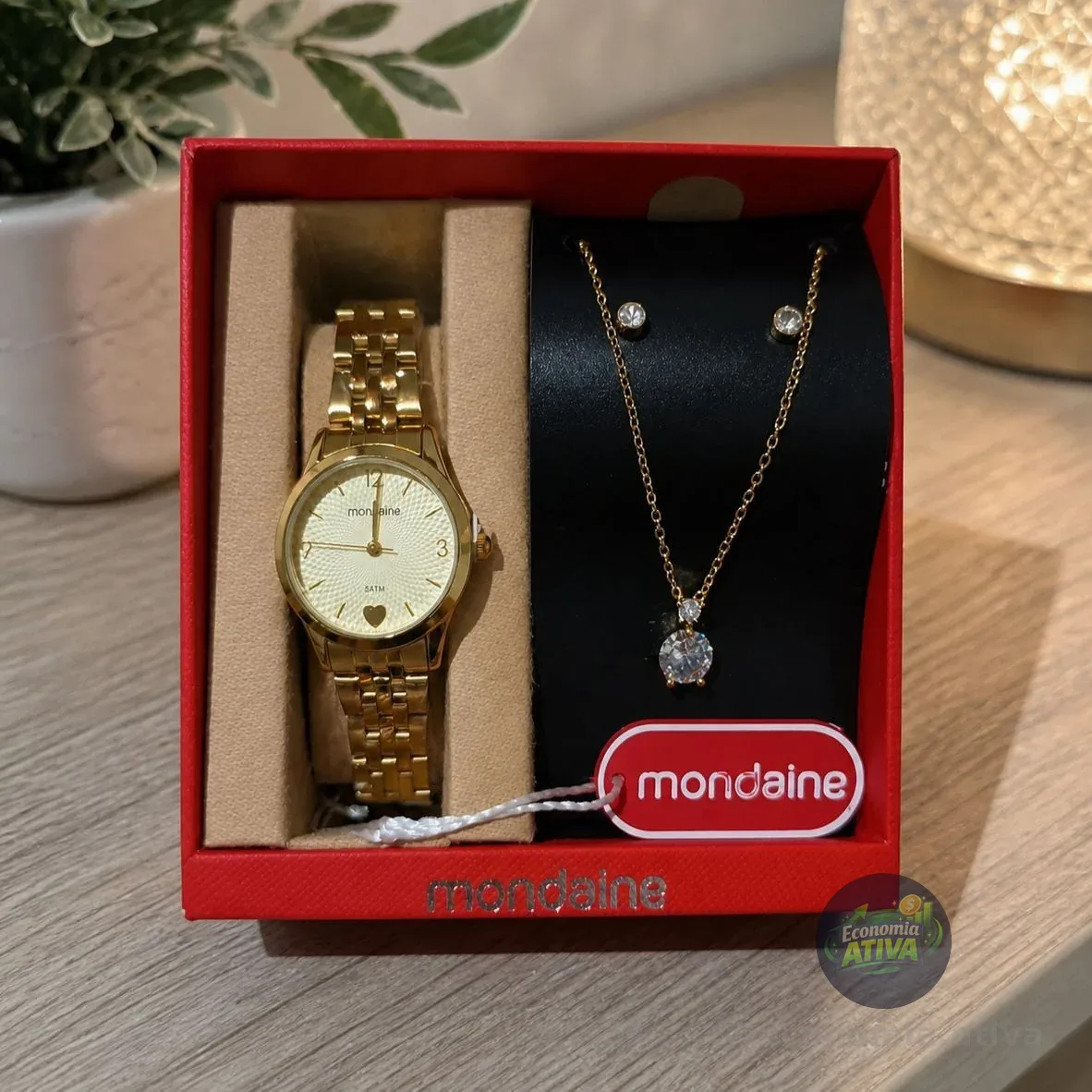 Relógio Feminino Mondaine Dourado