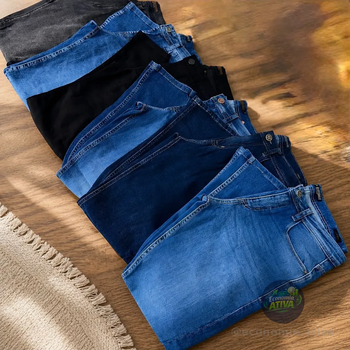 Kit com 3 Calças Jeans Premium Skinny
