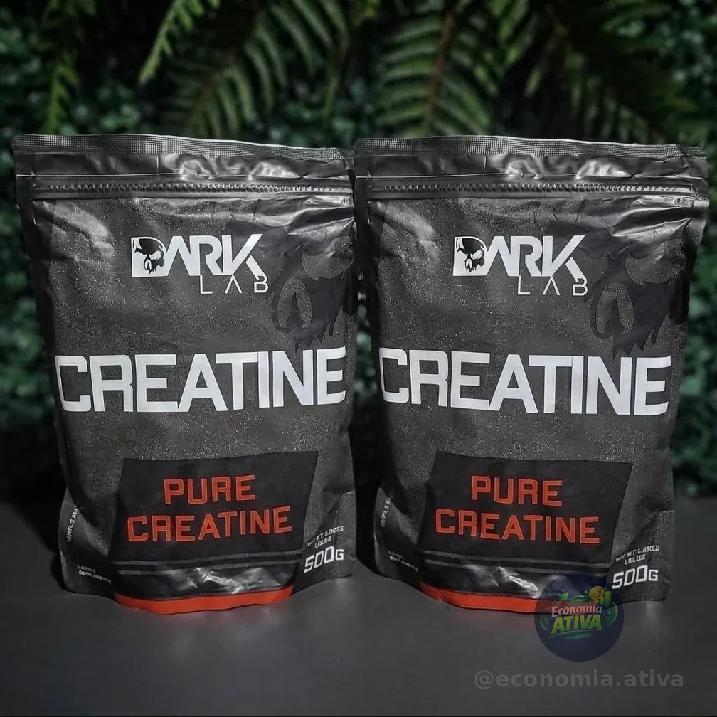 Creatina Monohidratada Pura 500g Dark Lab Unidade Sem Sabor
