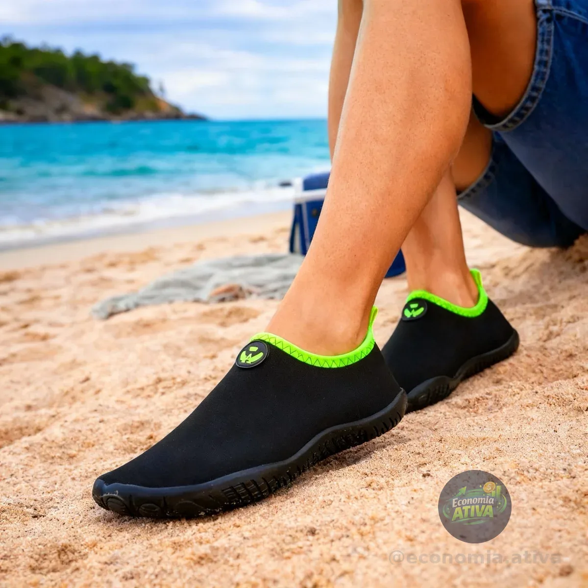 Sapatilha Aquática Tenis Hibrido Neoprene
