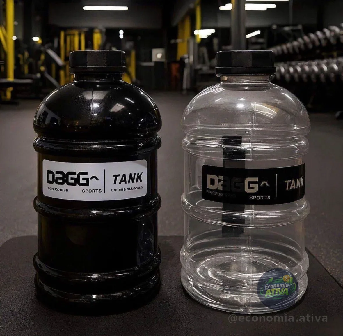 Kit 2 Garrafas Galão De Água Dagg Tank 2l