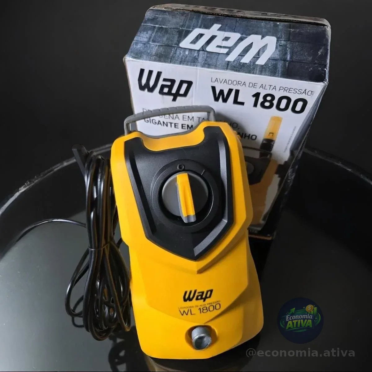 Lavadora De Alta Pressão Compacta Wap Wl 1800 1400w 1500psi Amarelo 60 Hz