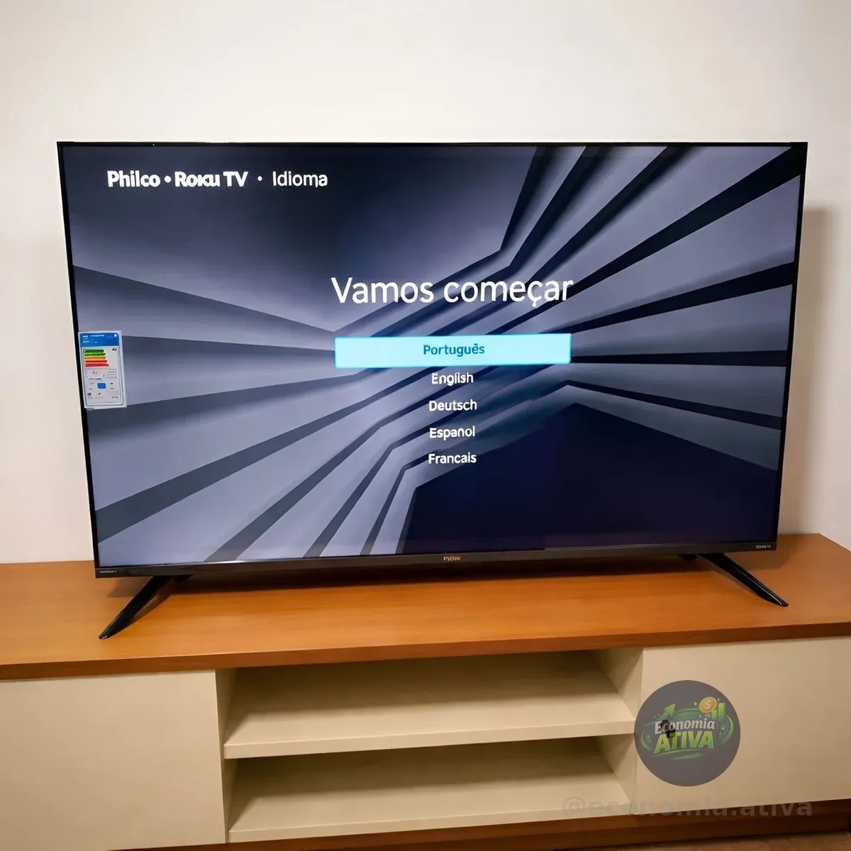 Smart TV 50" Philco QLED UHD Roku P50CRA