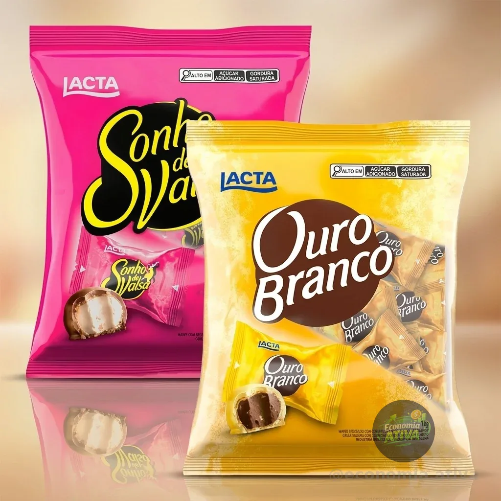 Kit Chocolate Ouro Branco 1Kg + Sonho de Valsa 1Kg