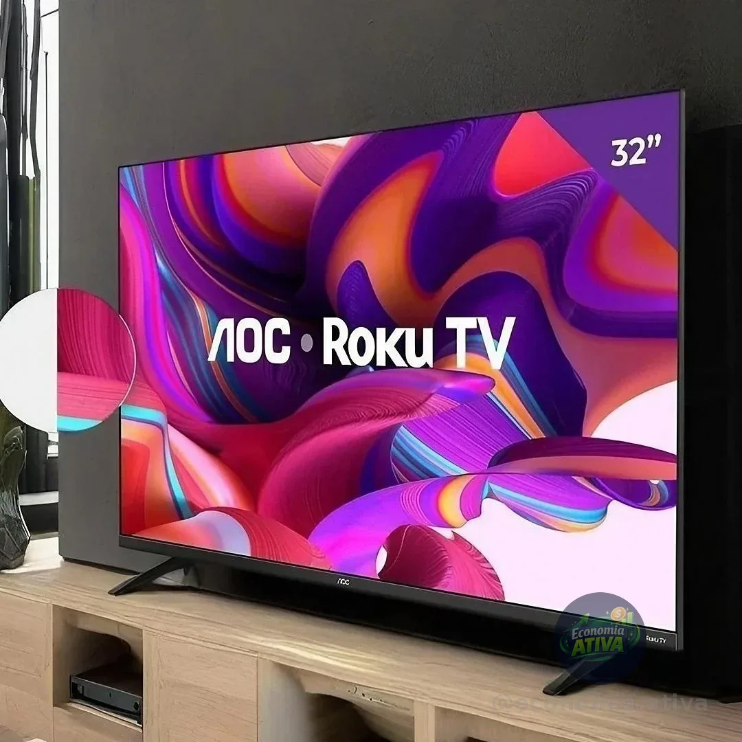 Smart Tv Aoc 32  Led Hd 32s5155/78g Roku Wifi Hdmi Dolby