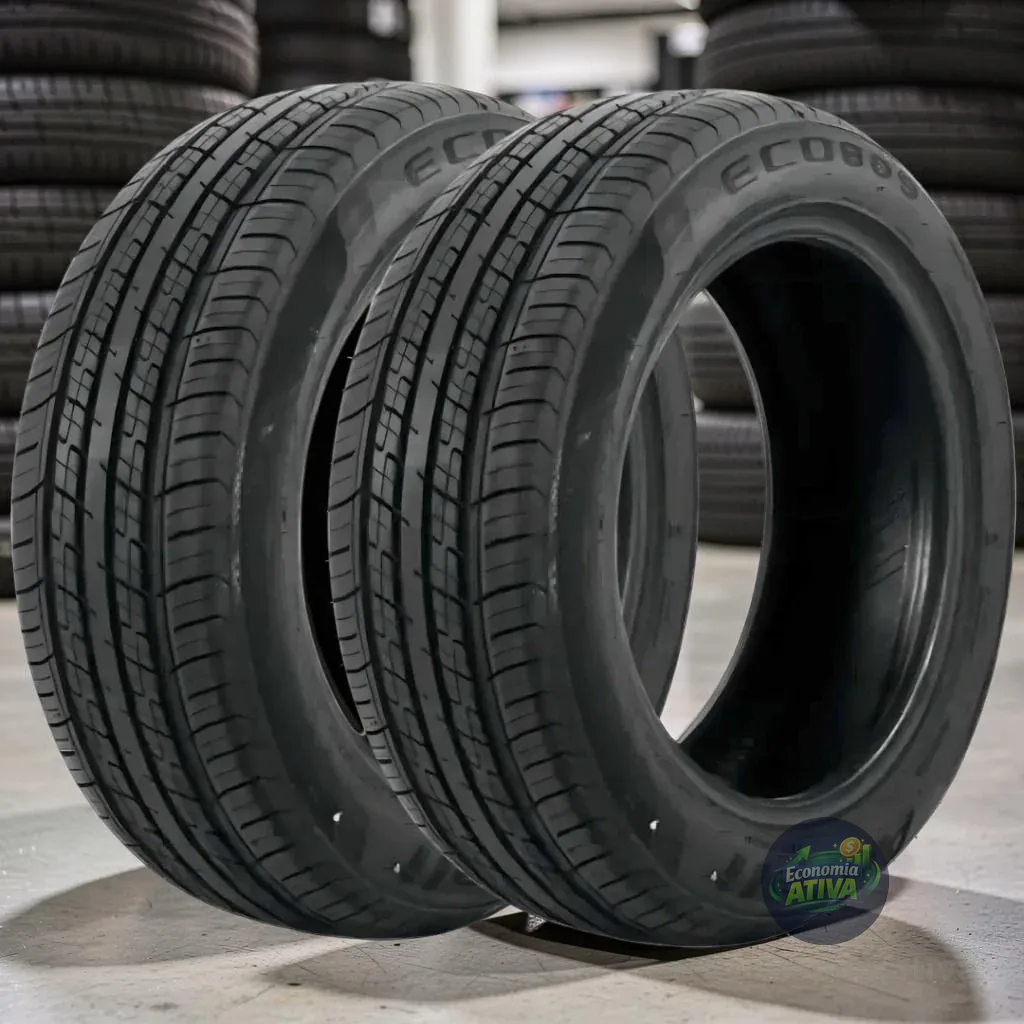 Kit 2 Pneus 175/75 R13 Neupar ECO809 85T Novos Aro 13