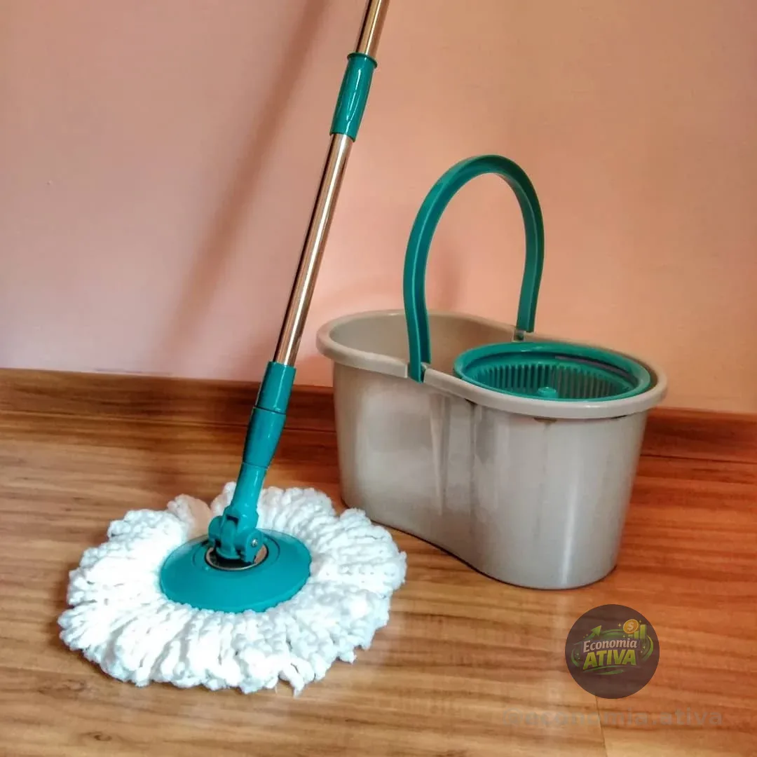 Flash Limp - Mop Giratório Fit, Balde 8 litros - MOP5010