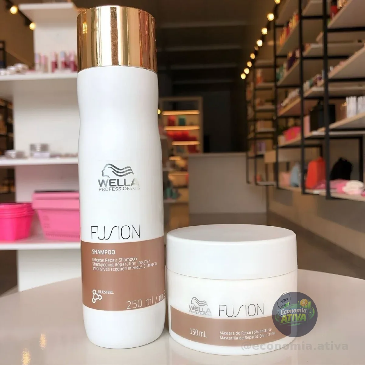 Kit Wella Professionals Fusion Shampoo E Máscara