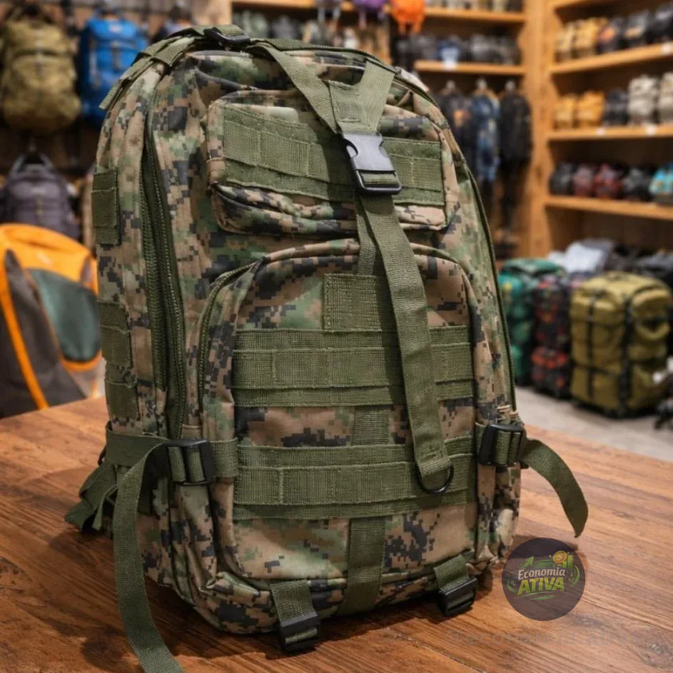 Mochila Tática Militar Impermeável 30 Litros Super Reforçada