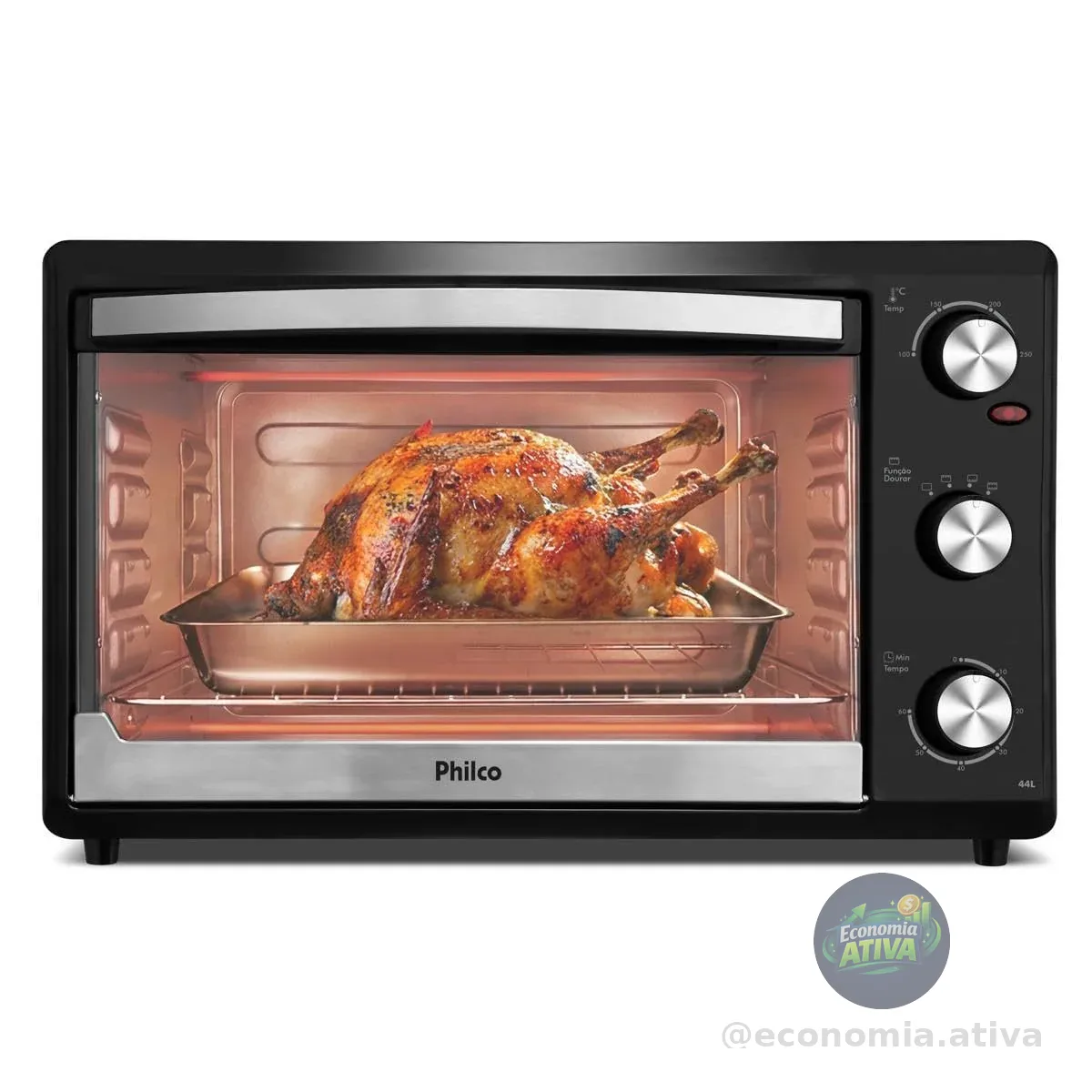 Forno Elétrico Philco PFE44P Dupla Resistência 44L 127V