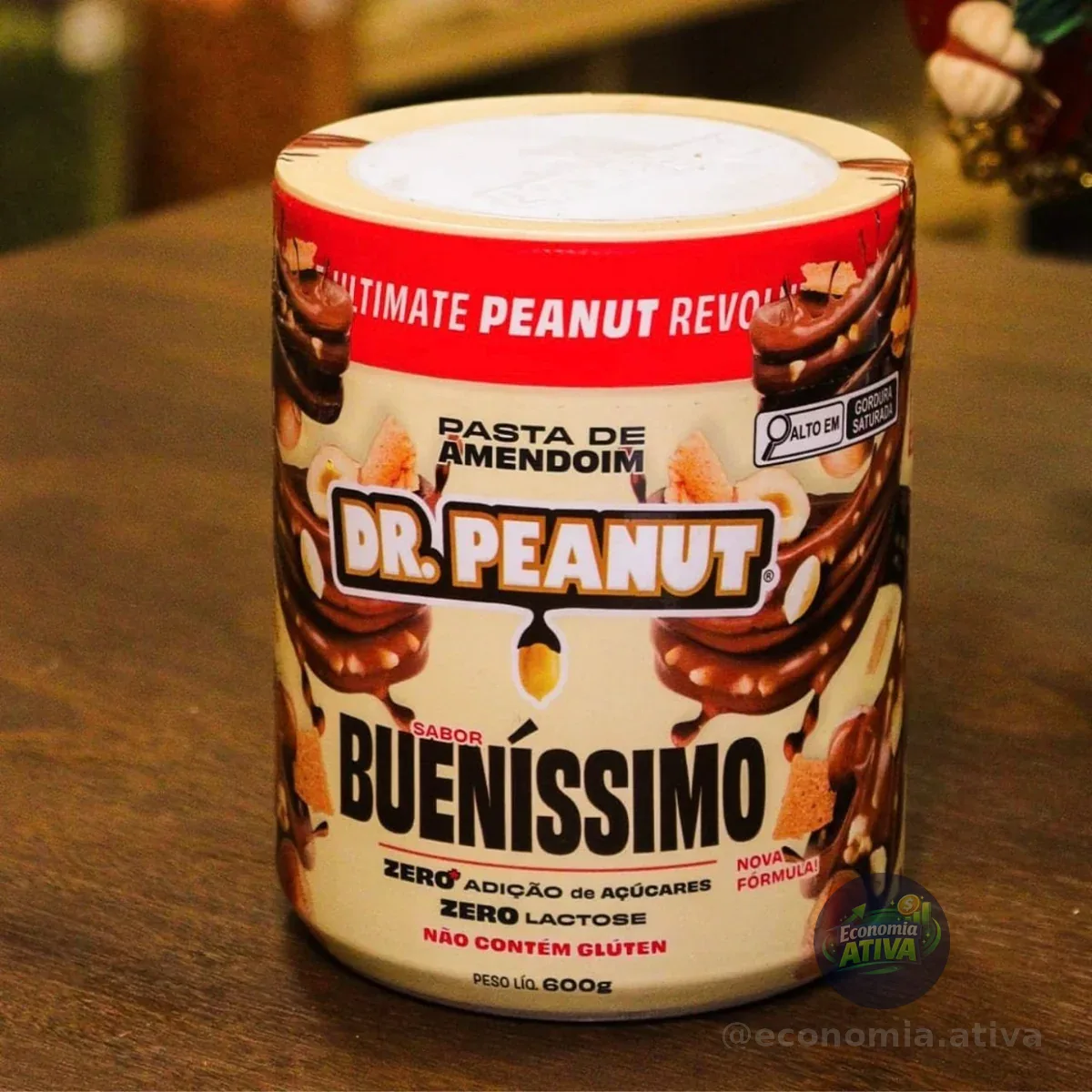DR. Peanut Pasta de Amendoim Bueníssimo 600G - Com Whey Protein