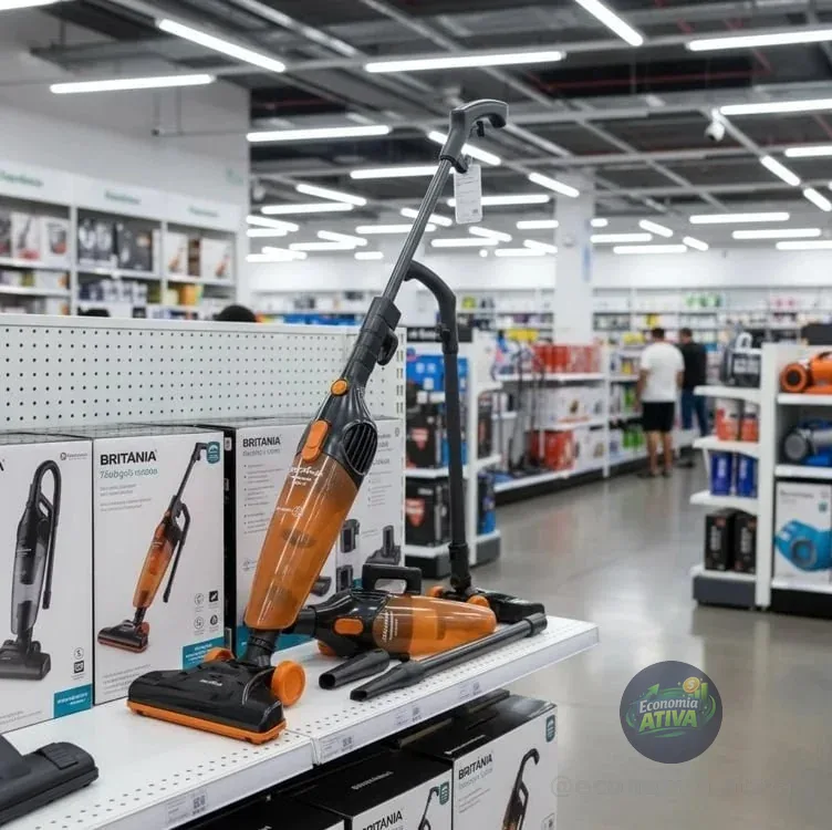 Aspirador De Po Bas1010p Preto E Laranja 220v