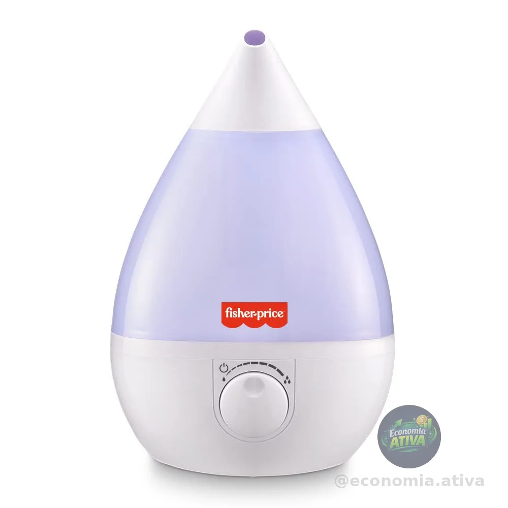 Umidificador de Ar Ultrassônico 3,4 Litros Bivolt Fisher Price - HC115
