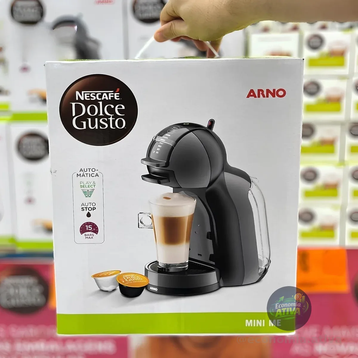 Cafeteira Nescafé Dolce Gusto Mini Me Preta 110v Preto 127v
