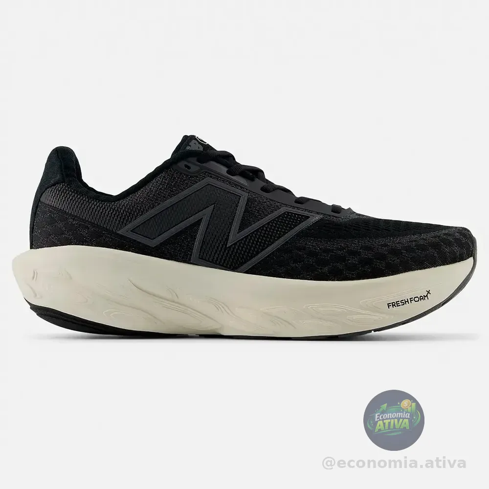Tênis Fresh Foam X 1080 V14 Masculino New Balance Preto/grafite, 40,41,42 e 43