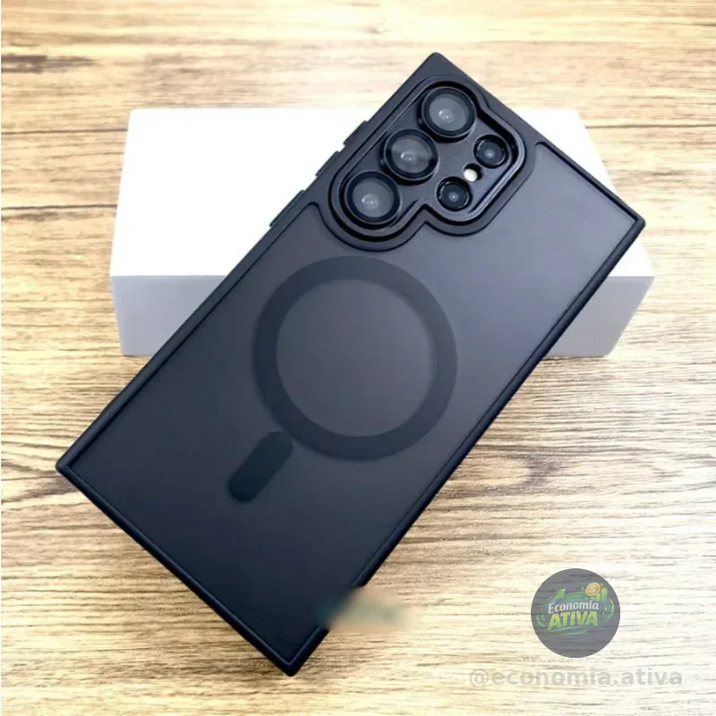 Capa Capinha Fosca Translúcida Luxo Magnética s25fe, s25 Ultra, s26fe s26Ultra