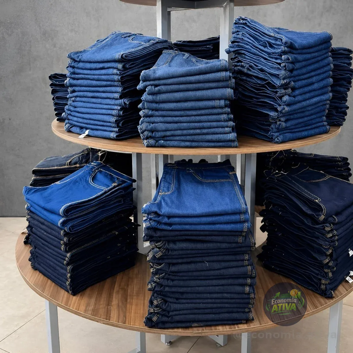 Kit 4 Calças Jeans Masculina Tradicional Atacado Reforçada
